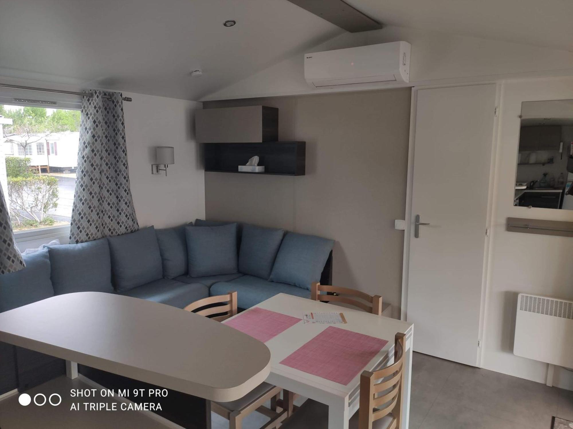 Mobilehome 8 Personnes Avec Clim Situe Aux Sables Du Midi วัลราส์-ปลาจ ภายนอก รูปภาพ