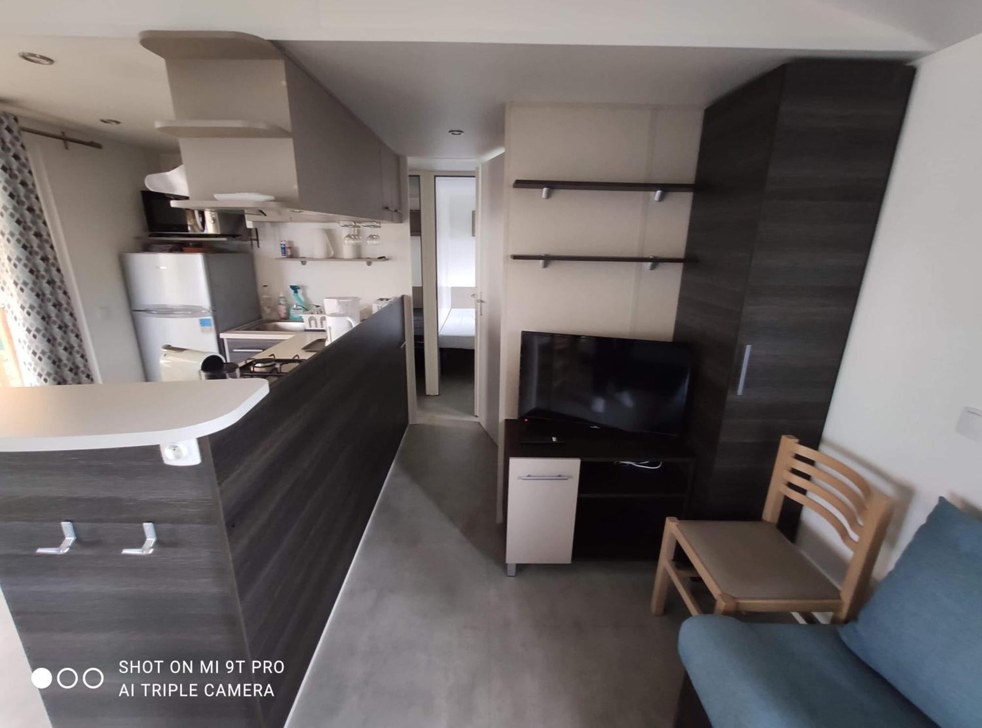 Mobilehome 8 Personnes Avec Clim Situe Aux Sables Du Midi วัลราส์-ปลาจ ภายนอก รูปภาพ