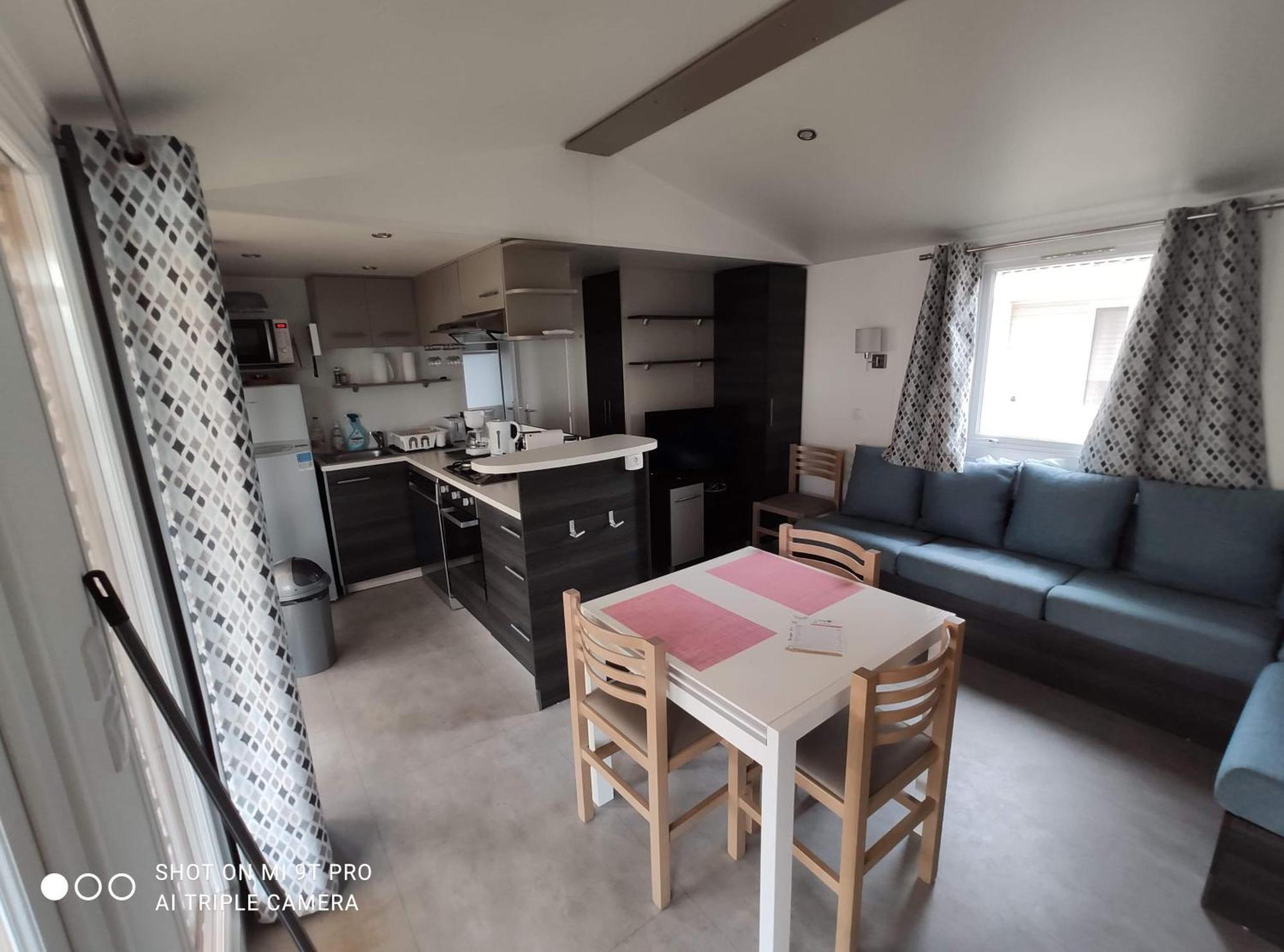 Mobilehome 8 Personnes Avec Clim Situe Aux Sables Du Midi วัลราส์-ปลาจ ภายนอก รูปภาพ